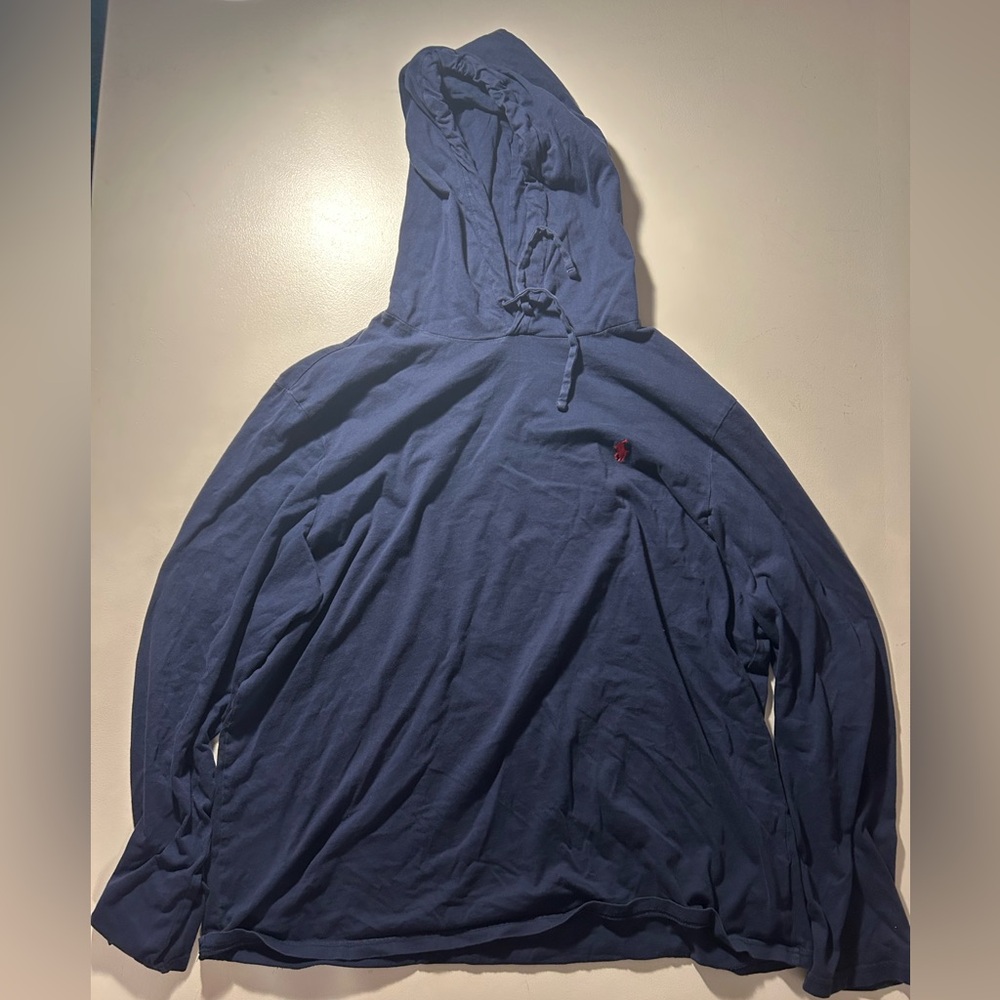 Navy polo Ralph Lauren hoodie - L